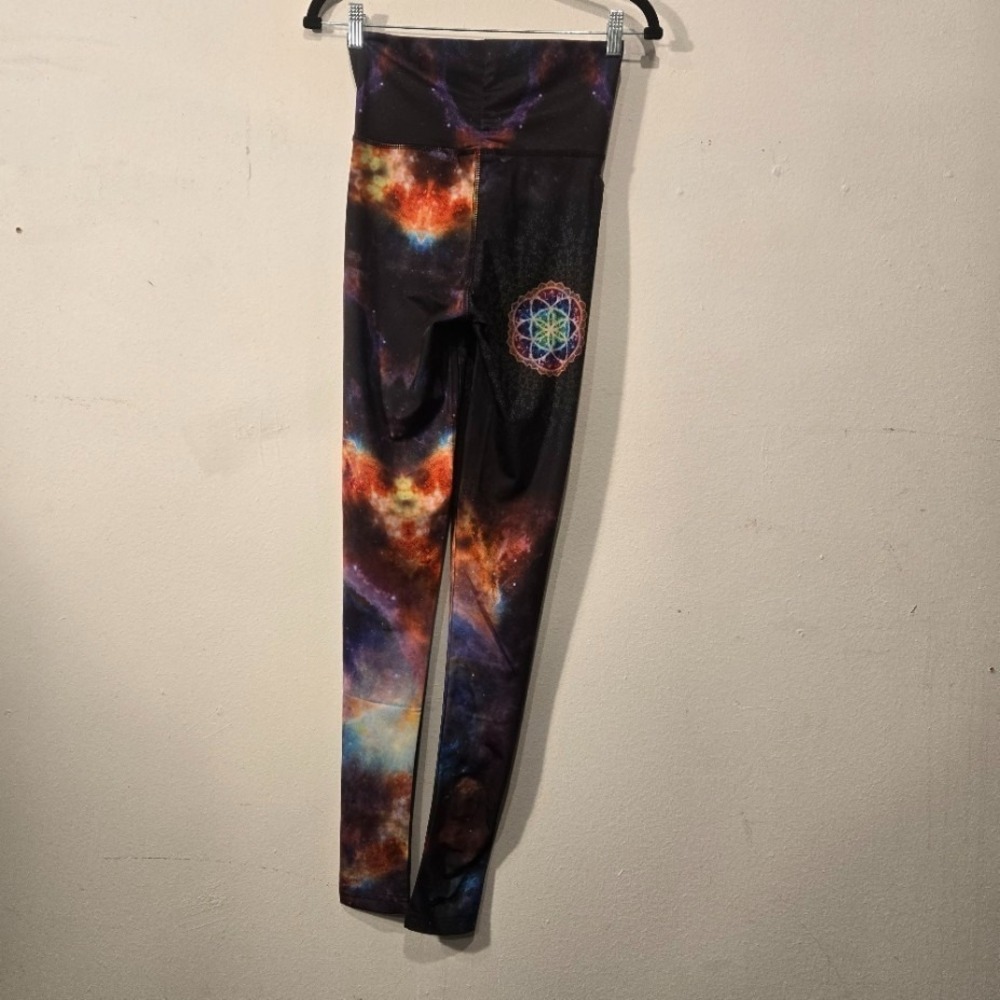 Pineal Paradise Leggings Size Small Boho Festival Psychedelic
